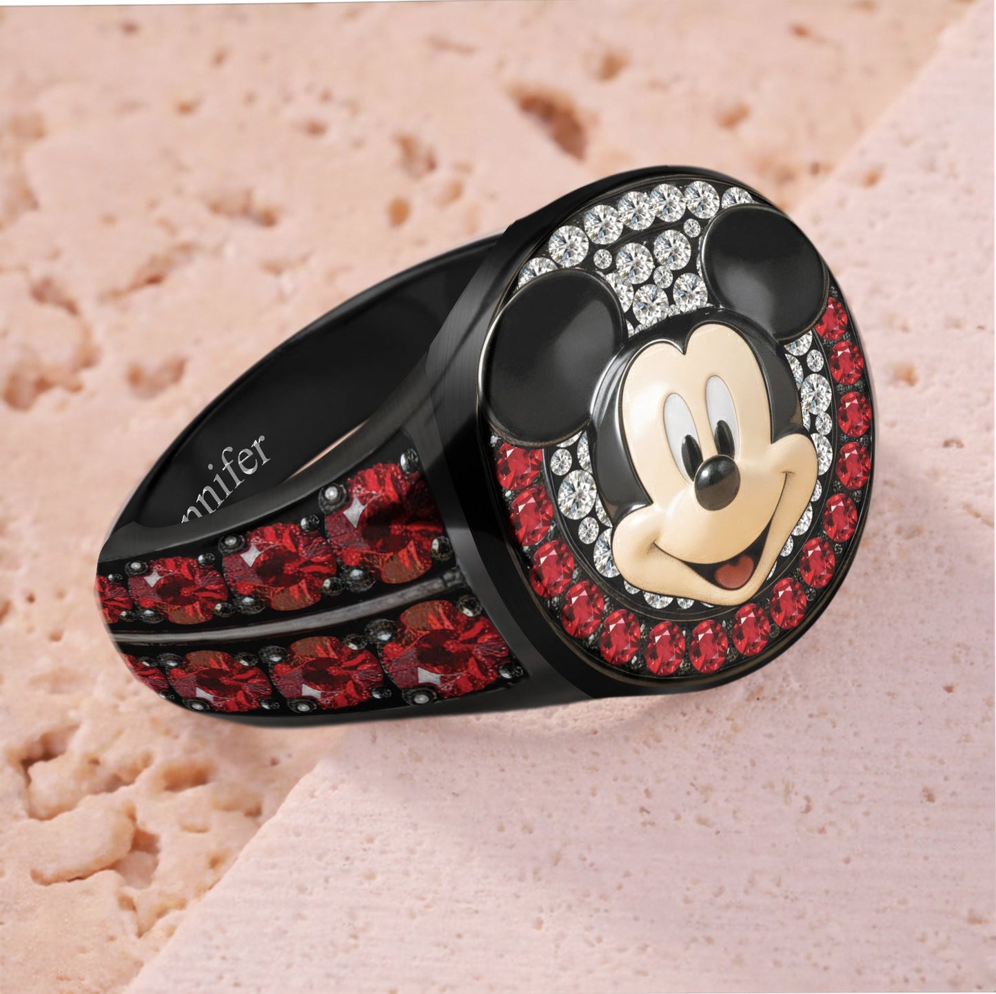 Magical Time - Personalized Mouse Signet Ring
