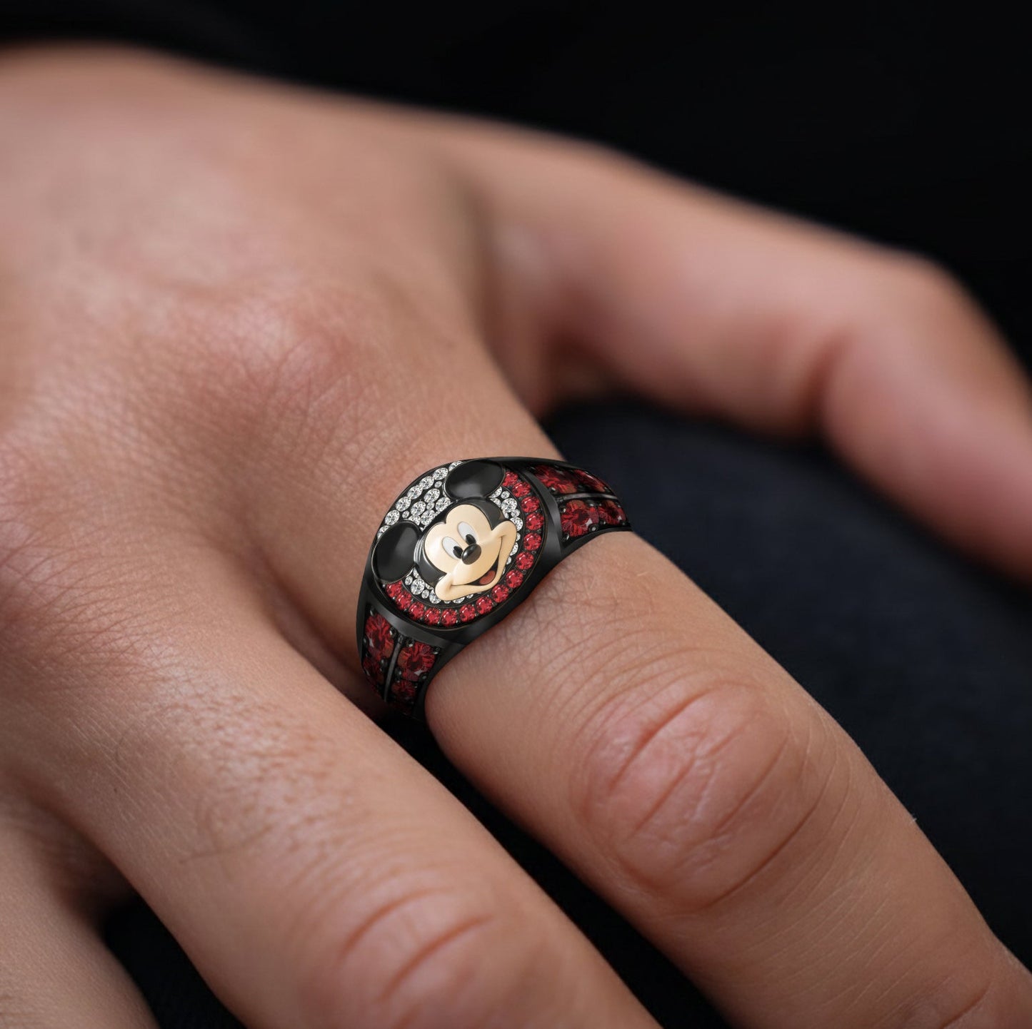 Magical Time - Personalized Mouse Signet Ring