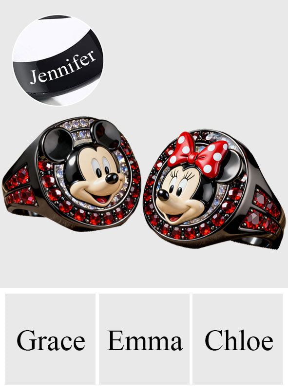 Magical Time - Personalized Mouse Signet Ring