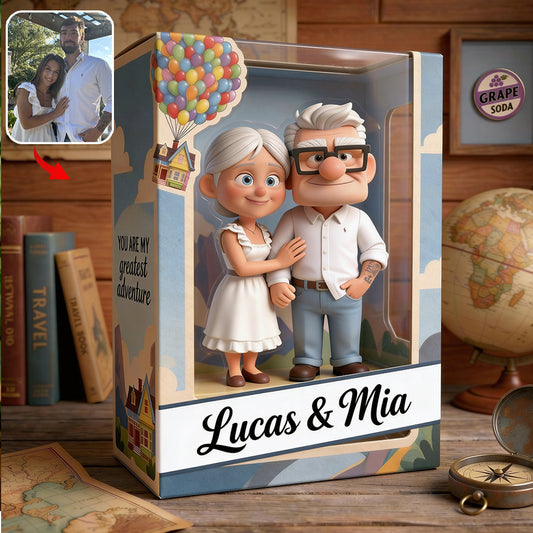 You Are My Greatest Adventure - Personalized Up Movie Couple Custom Shaped Acrylic Plaque
