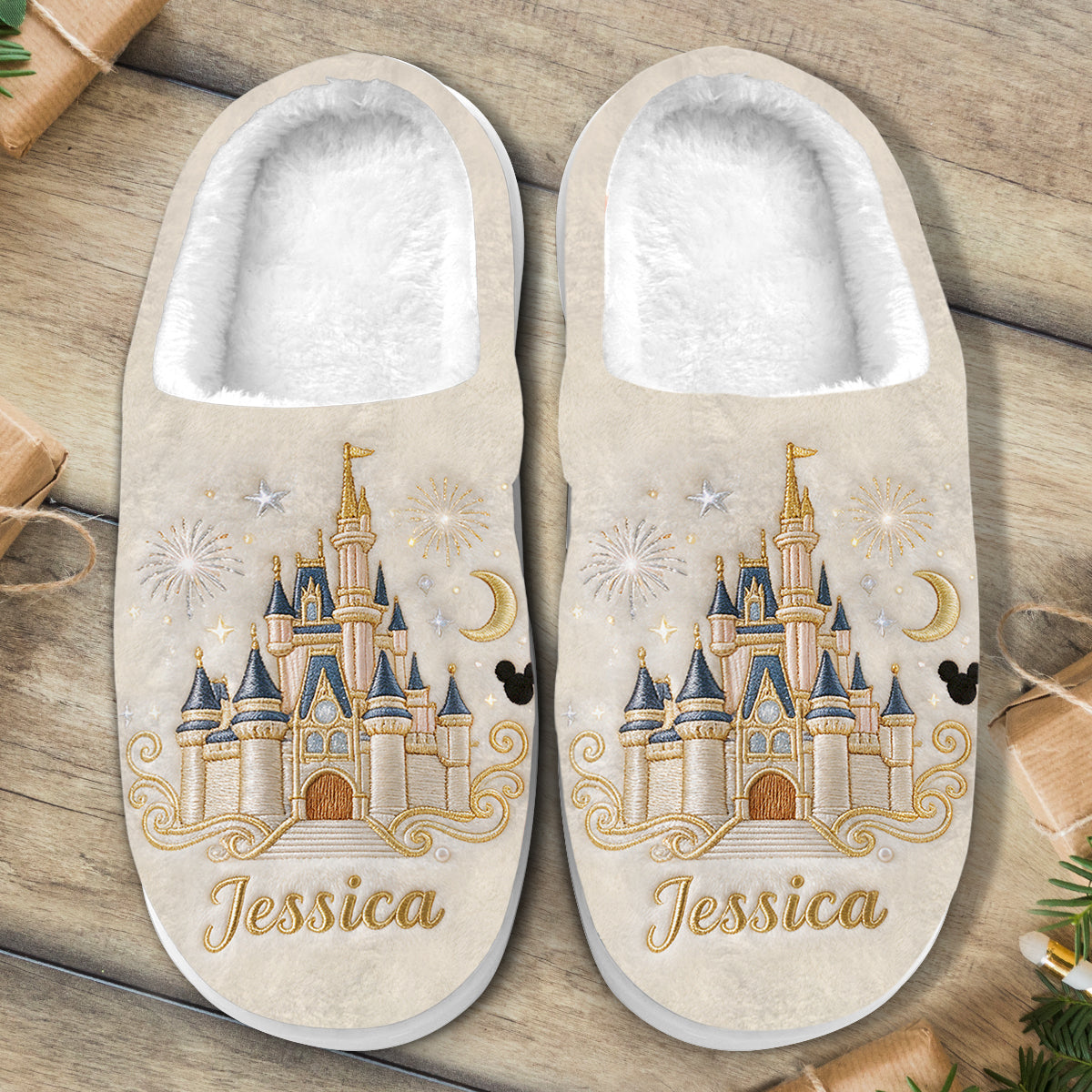 Magic Castle - Personalized Dream Trip Slippers