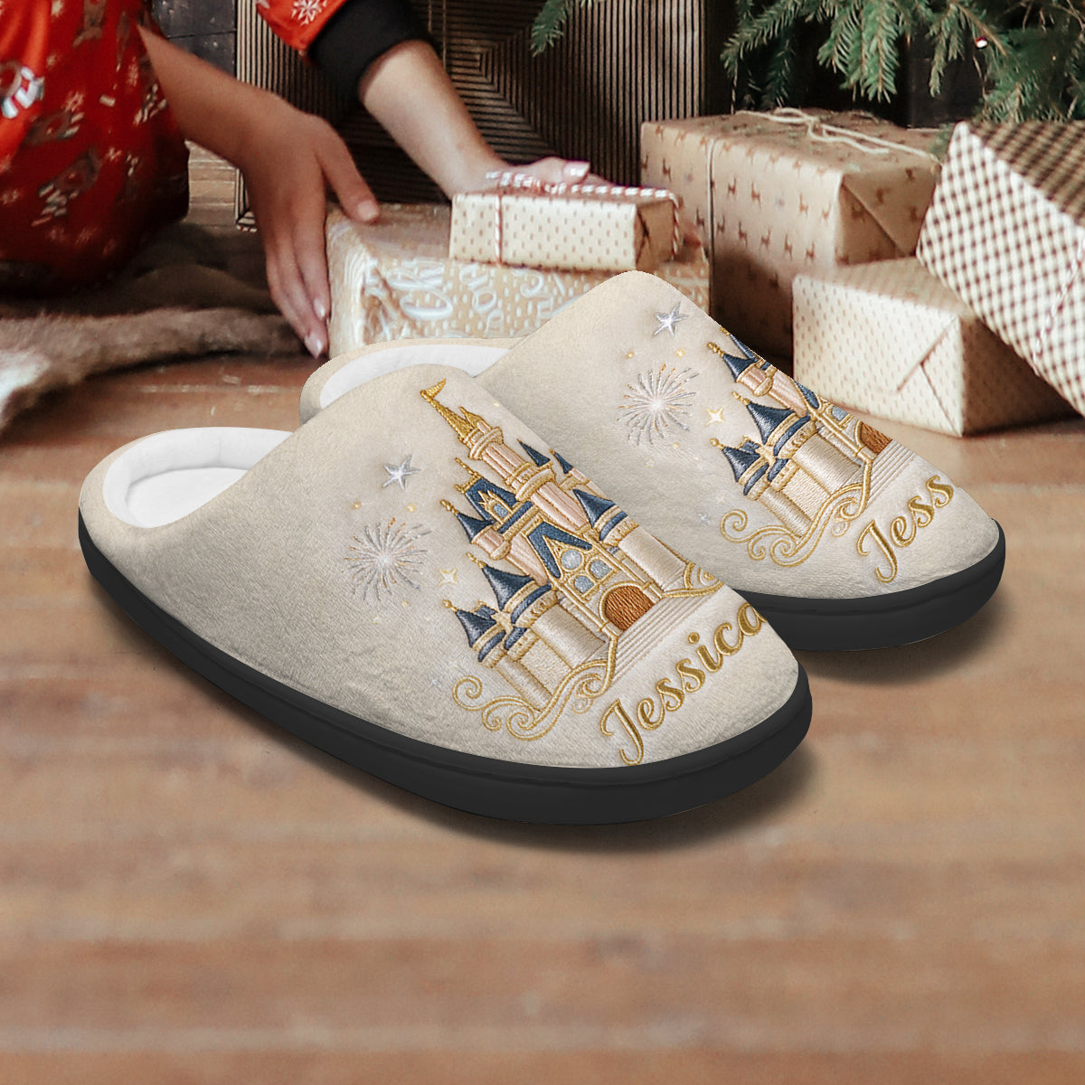 Magic Castle - Personalized Dream Trip Slippers