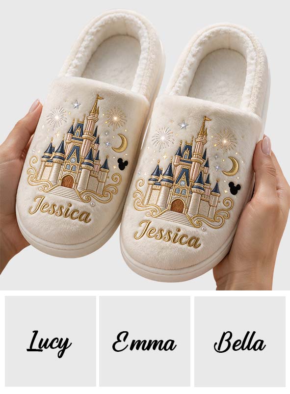 Magic Castle - Personalized Dream Trip Slippers