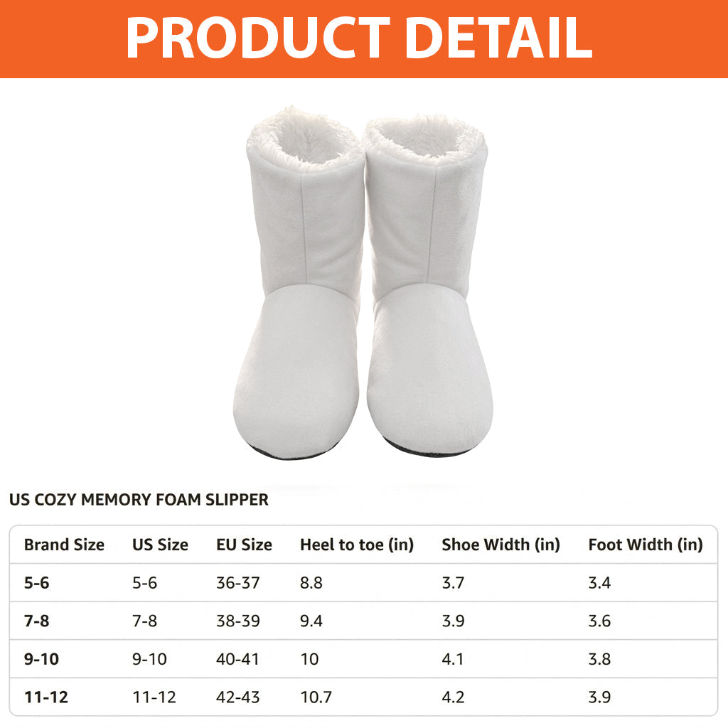 Big Ears Mouse Head - Personalized Mouse Faux Fur Boot Slippers