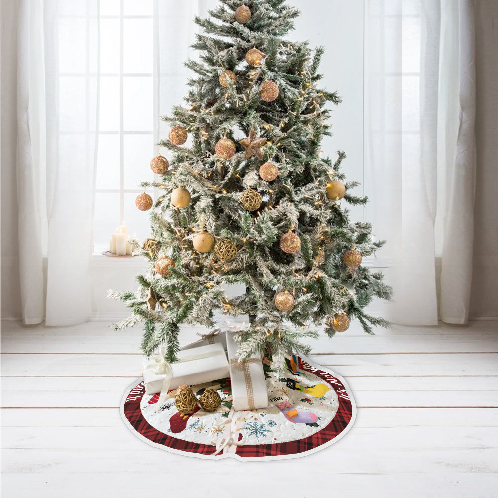It's Not What's Under The Tree That Matters - Personalized Mouse Tree Skirt