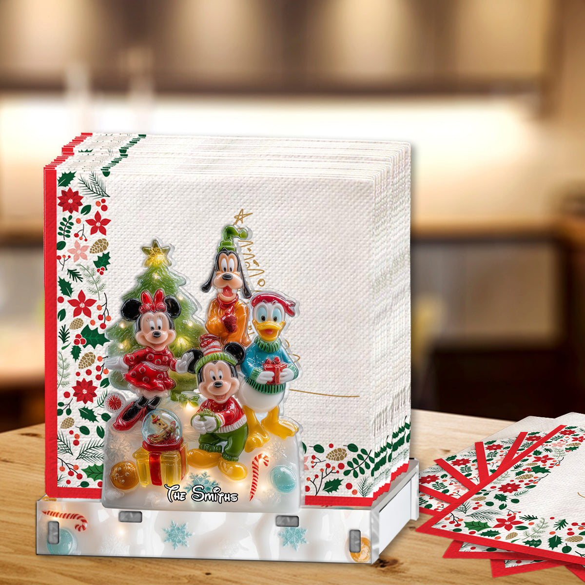 Magical Christmas - Personalized Mouse Paper Towel Holder