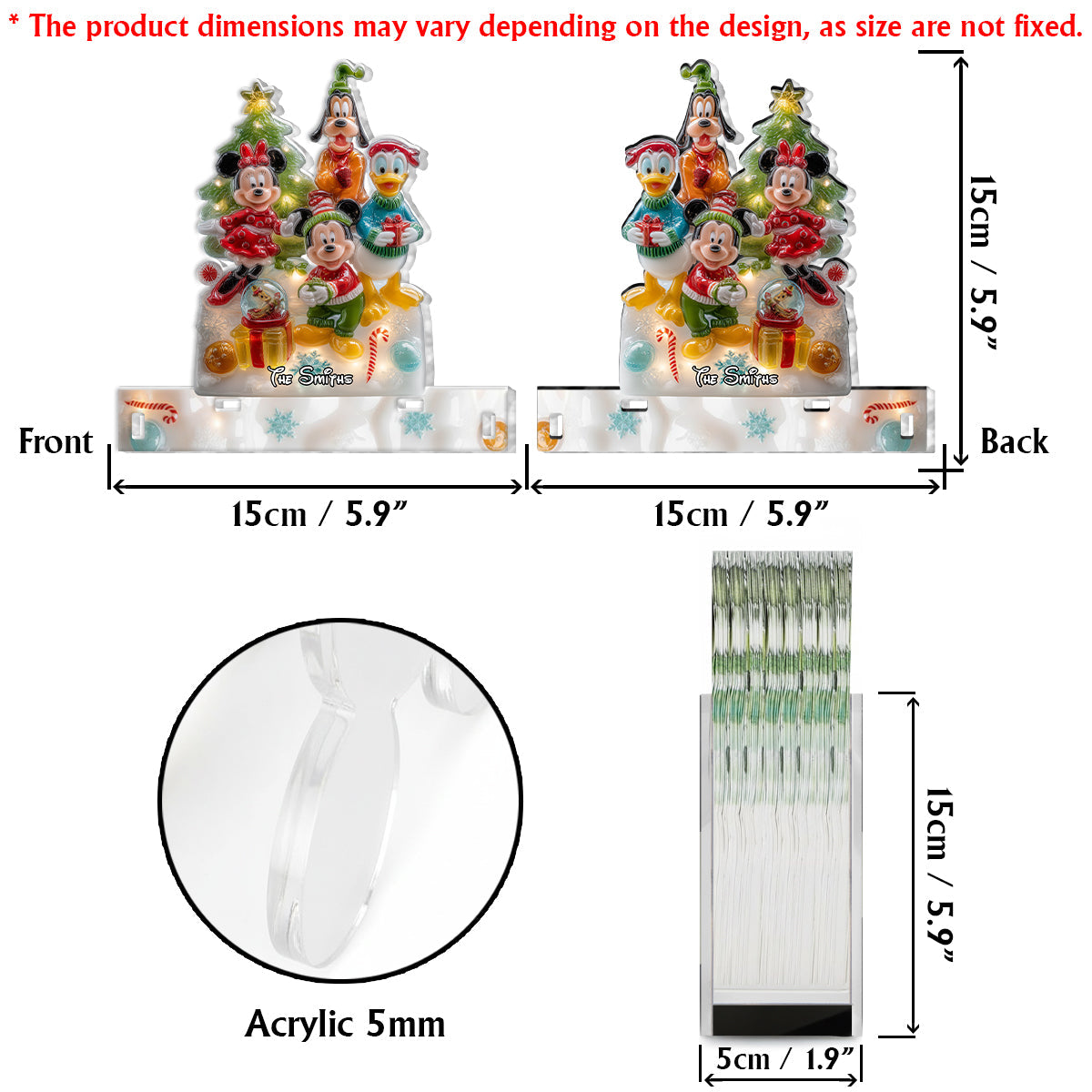 Magical Christmas - Personalized Mouse Paper Towel Holder