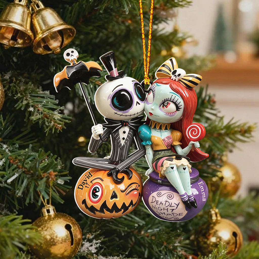 Till Death Do Us Part - Personalized Nightmare Premium 3D Ornament