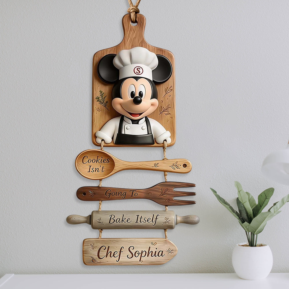Magic Chef - Personalized Mouse Pallet Wood Sign