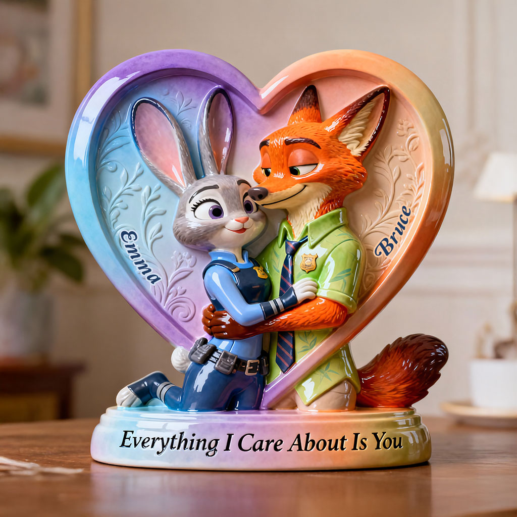 Everything I Care About Is You - Personalized Mouse Custom Shaped Acrylic Plaque