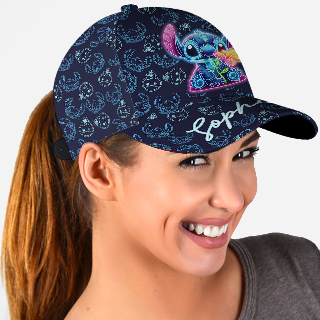 Blue Alien - Personalized Ohana Classic Cap