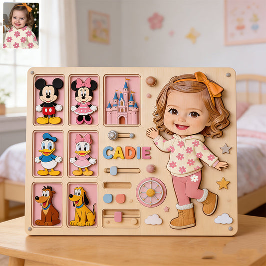 Kid's Magical Friends - Personalized Dream Trip 2 Layered Wood Sign / Wood Plaque