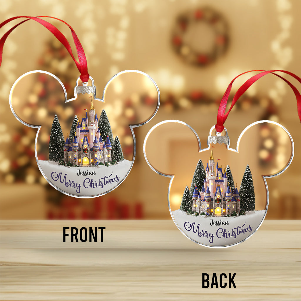 Magical Castle - Personalized Mouse Ornament