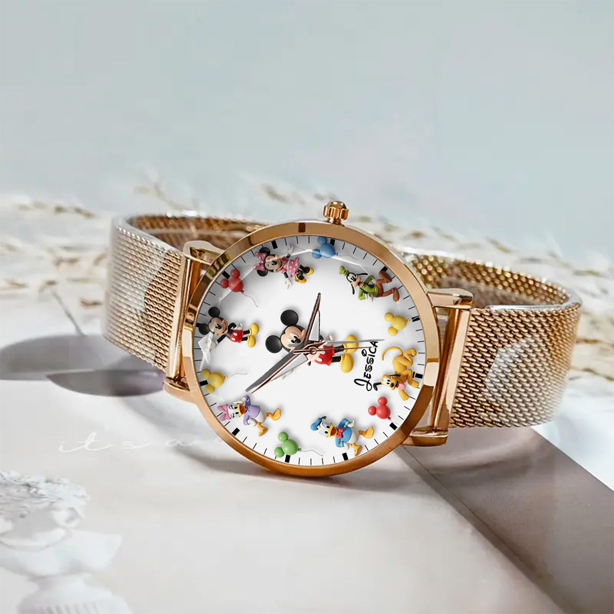 Magical Moments - Personalized Mouse Women Hand Watch
