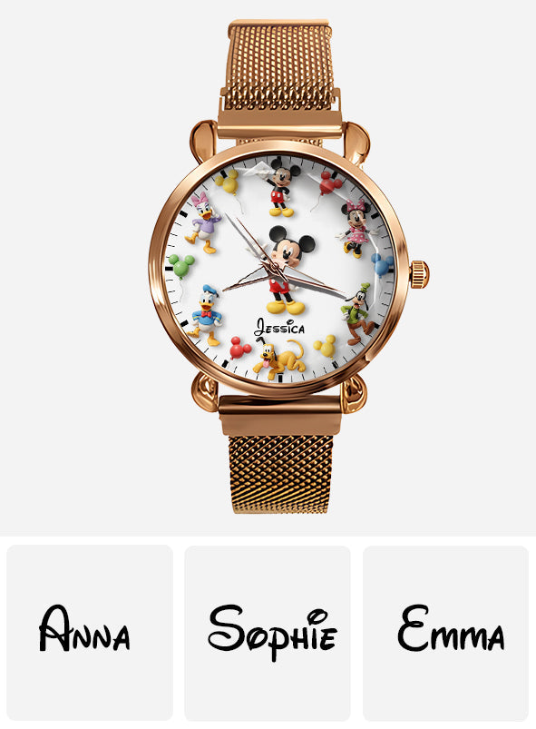 Magical Moments - Personalized Mouse Women Hand Watch