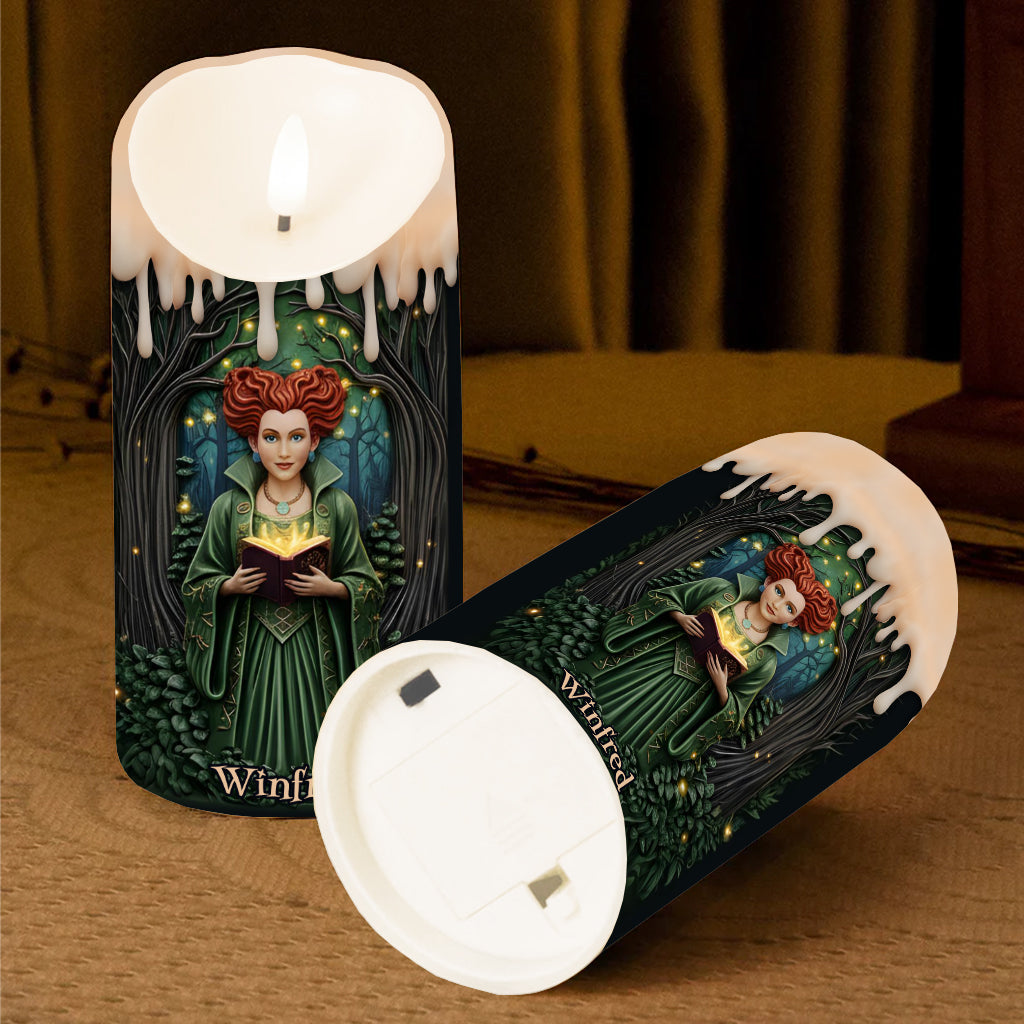 The Sanderson Sisters - Personalized Three Witches Flameless Candle