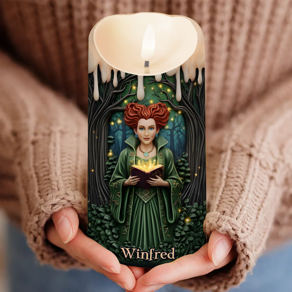 The Sanderson Sisters - Personalized Three Witches Flameless Candle
