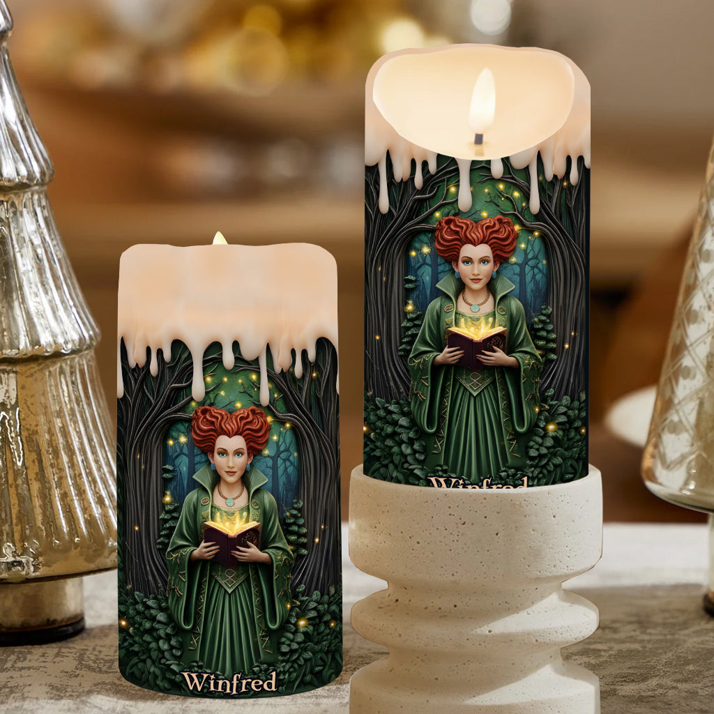 The Sanderson Sisters - Personalized Three Witches Flameless Candle
