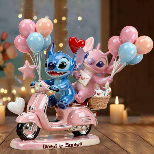 Ohana Couple - Personalized Ohana Custom Shaped Acrylic Plaque