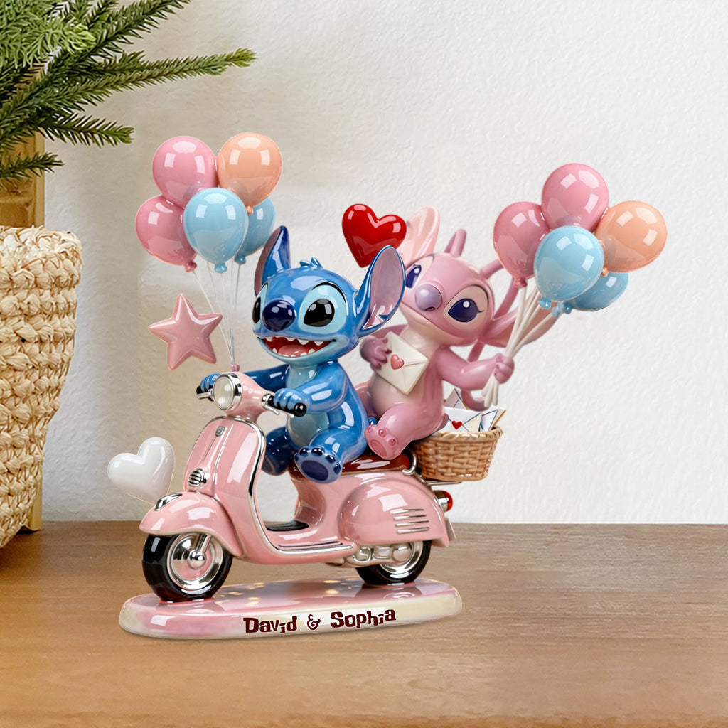 Ohana Couple - Personalized Ohana Custom Shaped Acrylic Plaque