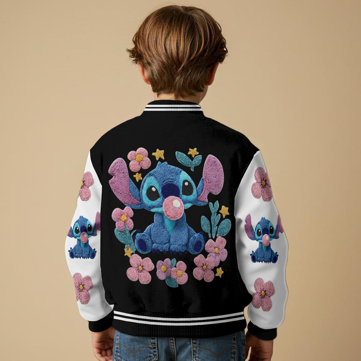 Blue Ohana - Personalized Ohana Varsity Jacket