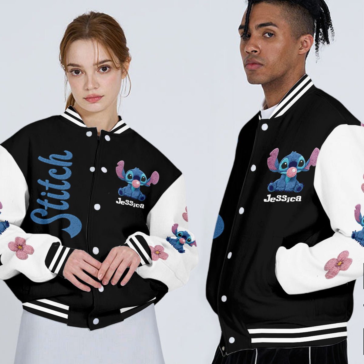 Blue Ohana - Personalized Ohana Varsity Jacket
