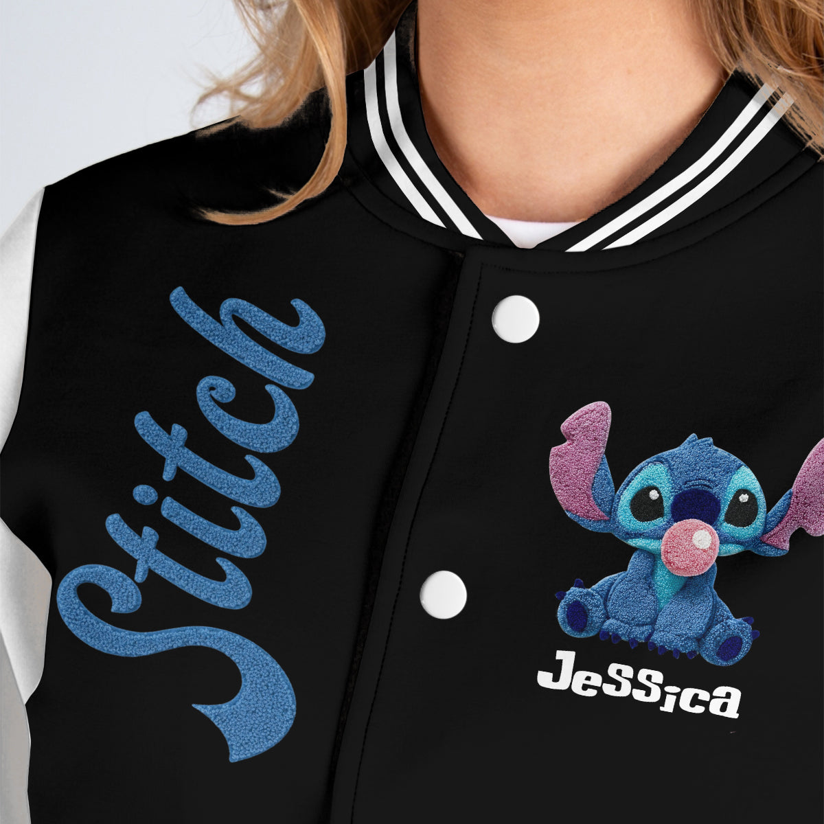 Blue Ohana - Personalized Ohana Varsity Jacket