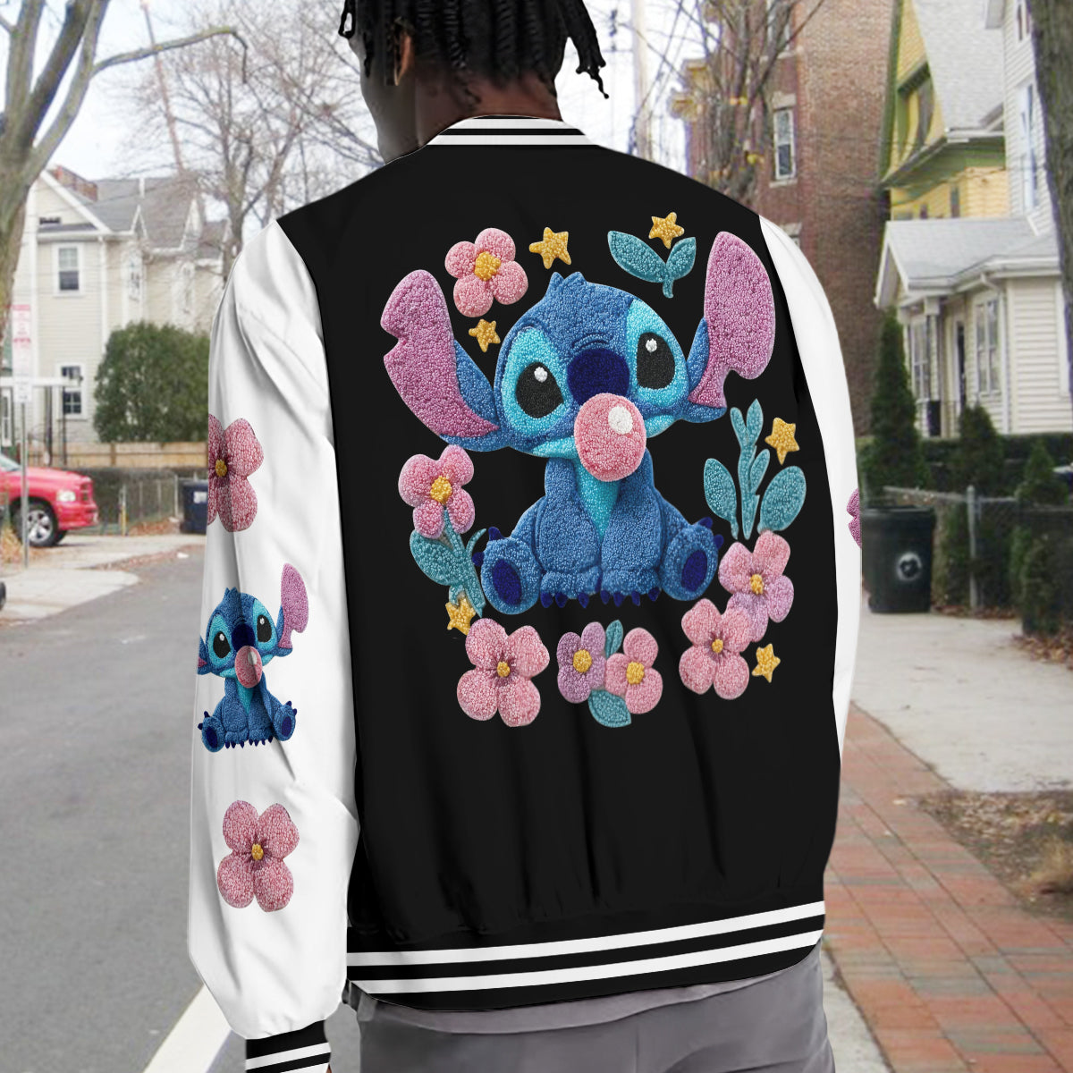 Blue Ohana - Personalized Ohana Varsity Jacket
