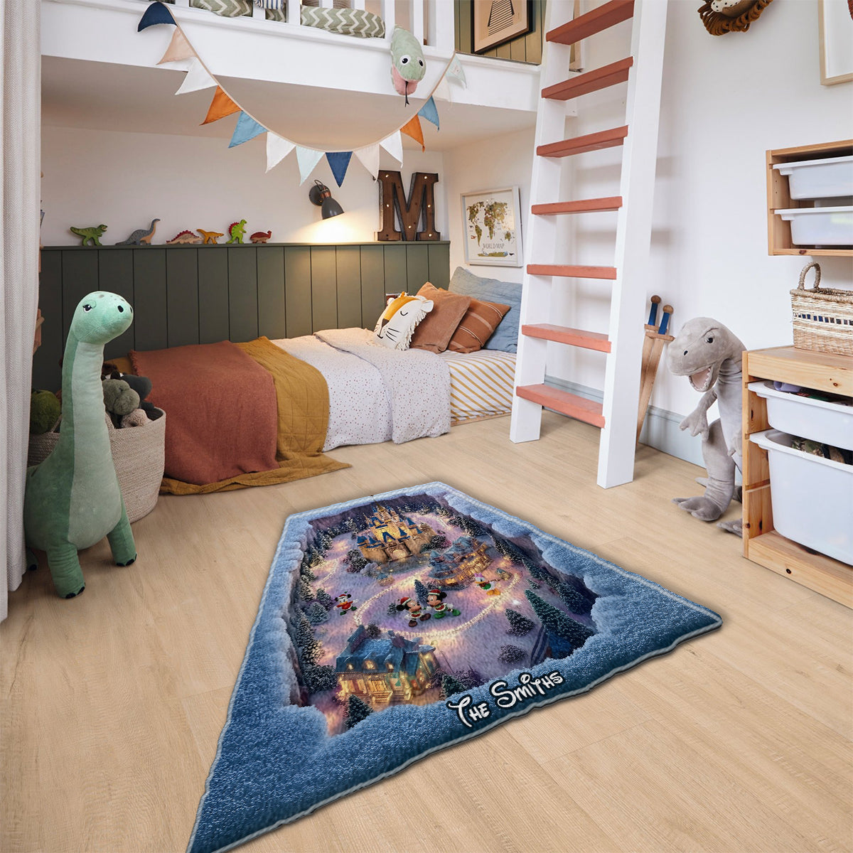 Magical Night - Personalized Mouse Non-Slip Tufted Rug