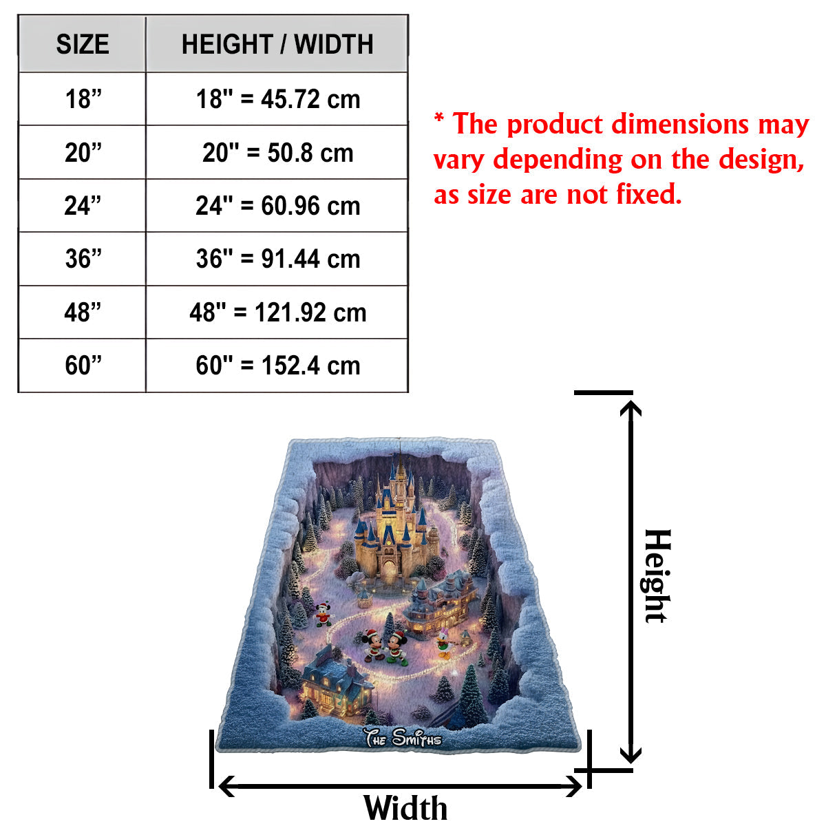 Magical Night - Personalized Mouse Non-Slip Tufted Rug