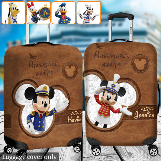 Magical Cruise Trip - Personalized Mouse Luggage Cover