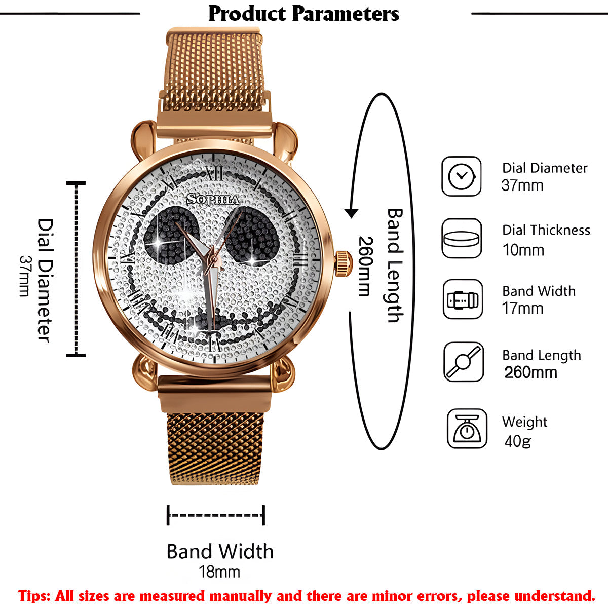 The Nightmare Before Christmas - Personalized Nightmare Women Hand Watch