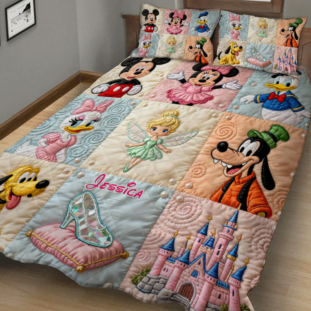Friends - Personalized Mouse Quilt Set