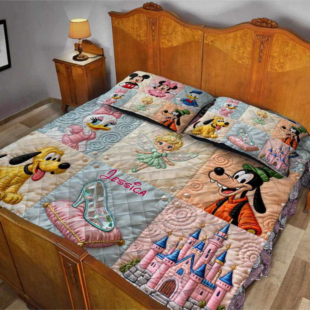 Friends - Personalized Mouse Quilt Set
