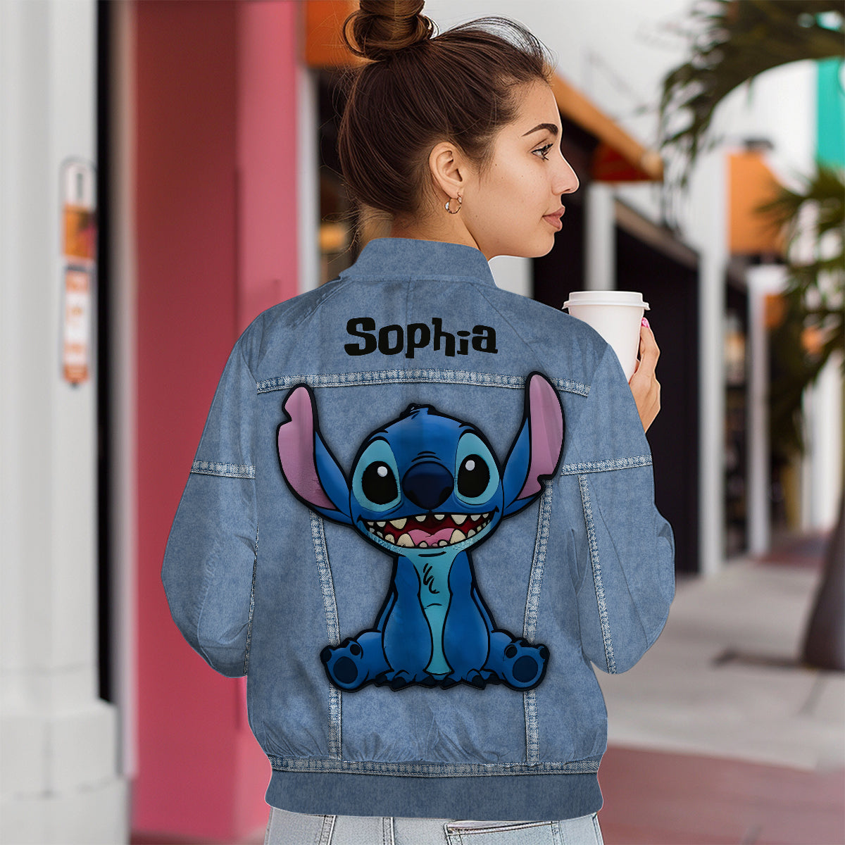 Blue Ohana - Personalized Ohana Bomber Jacket