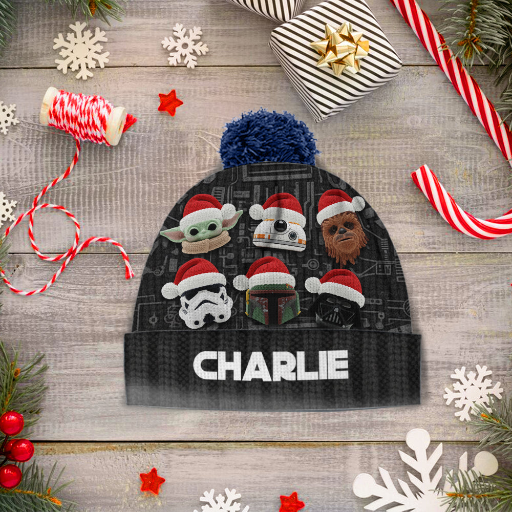 Merry Christmas - Personalized The Force Beanie Hat
