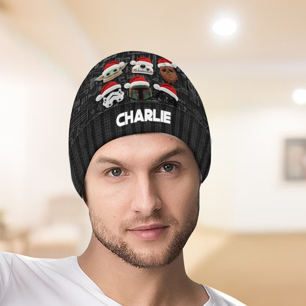 Merry Christmas - Personalized The Force Beanie Hat