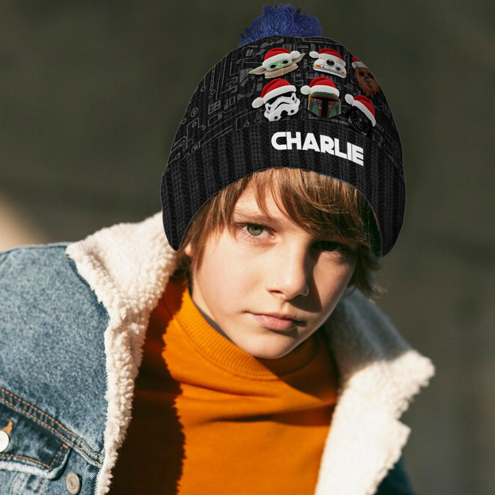Merry Christmas - Personalized The Force Beanie Hat