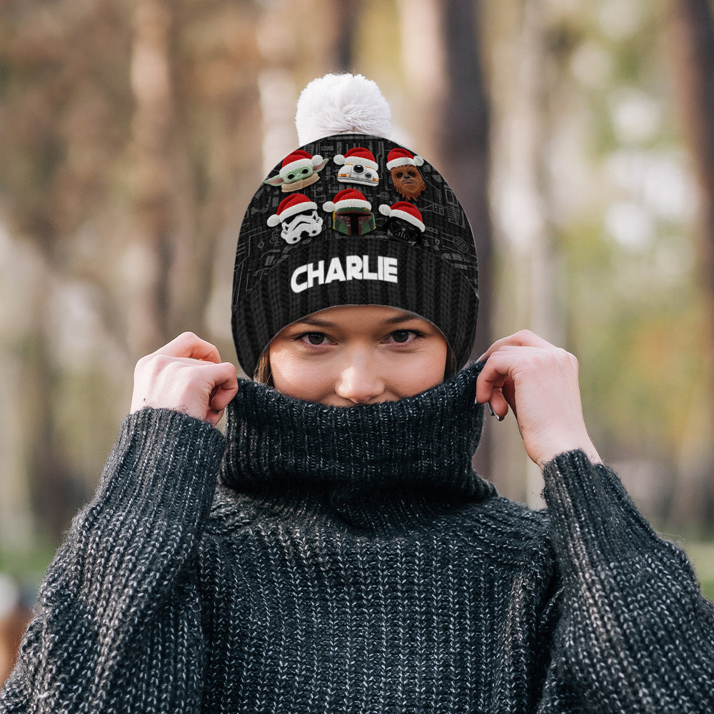 Merry Christmas - Personalized The Force Beanie Hat