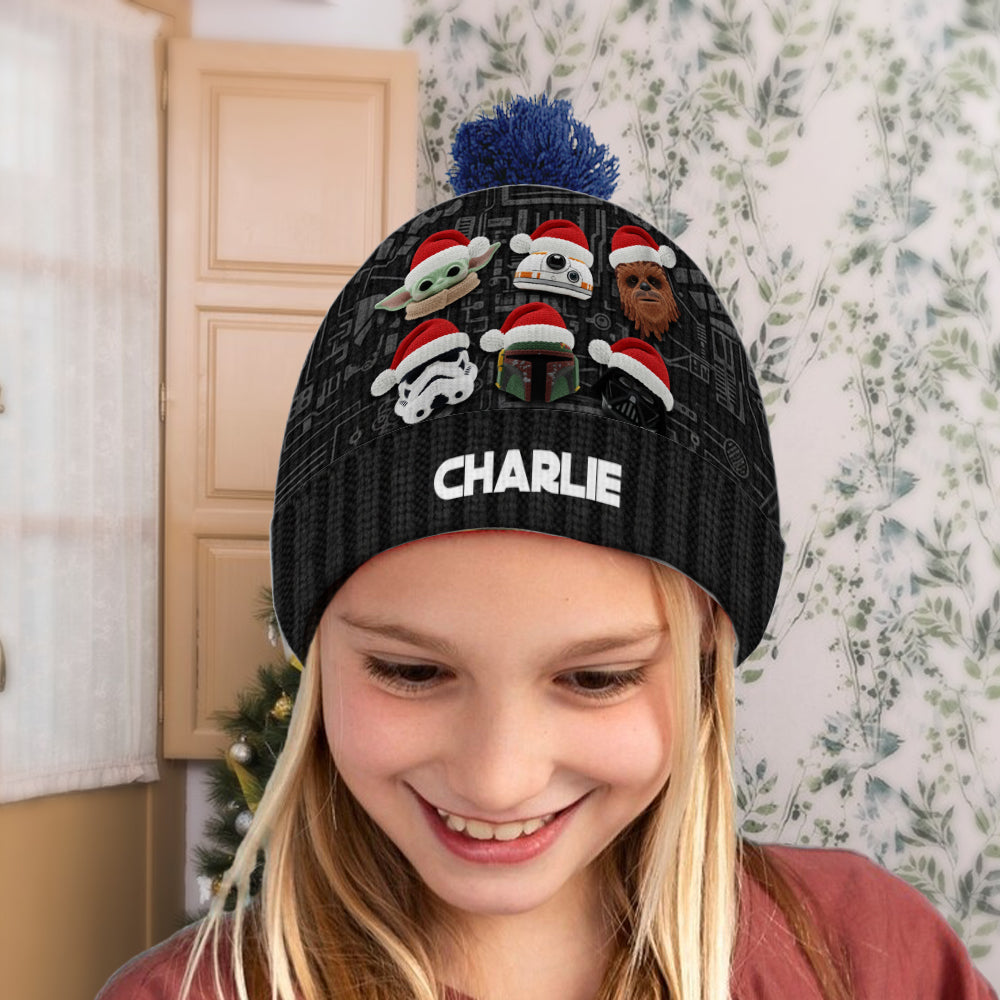 Merry Christmas - Personalized The Force Beanie Hat