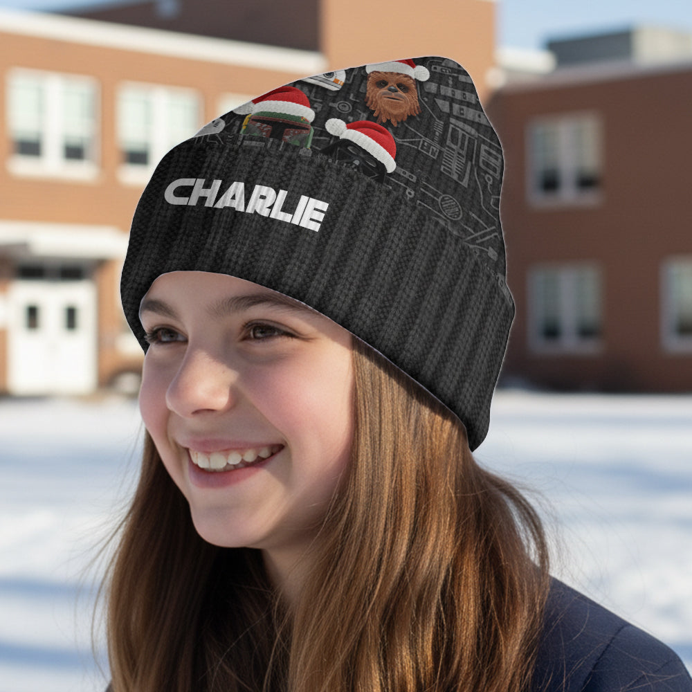 Merry Christmas - Personalized The Force Beanie Hat