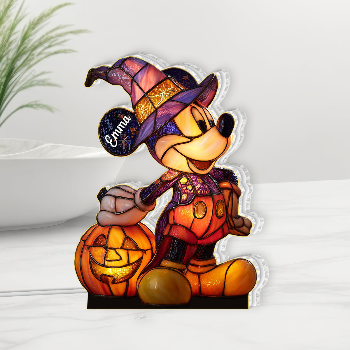 Halloween Friends - Personalized Mouse Acrylic LED Night Light