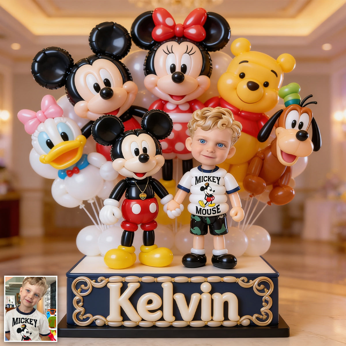Magical Friends - Personalized Mouse Custom Shaped Acrylic Plaque
