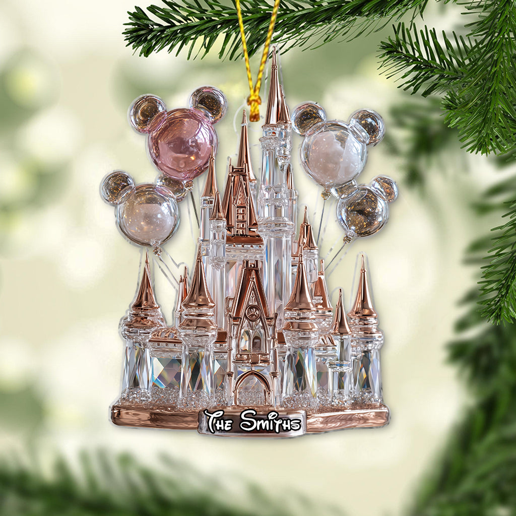 Magical Castle - Personalized Mouse Ornament