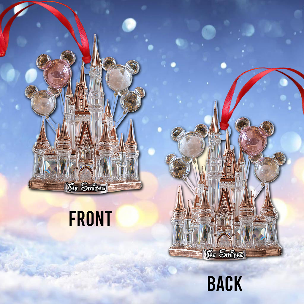 Magical Castle - Personalized Mouse Ornament