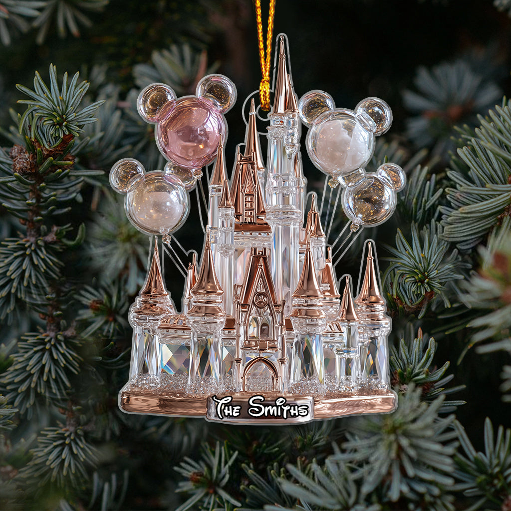 Magical Castle - Personalized Mouse Ornament