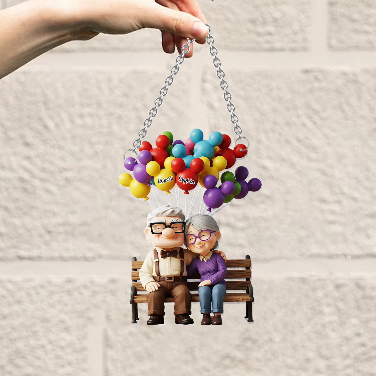 You Are My Greatest Adventure - Personalized Couple Window Hanging Suncatcher Ornament