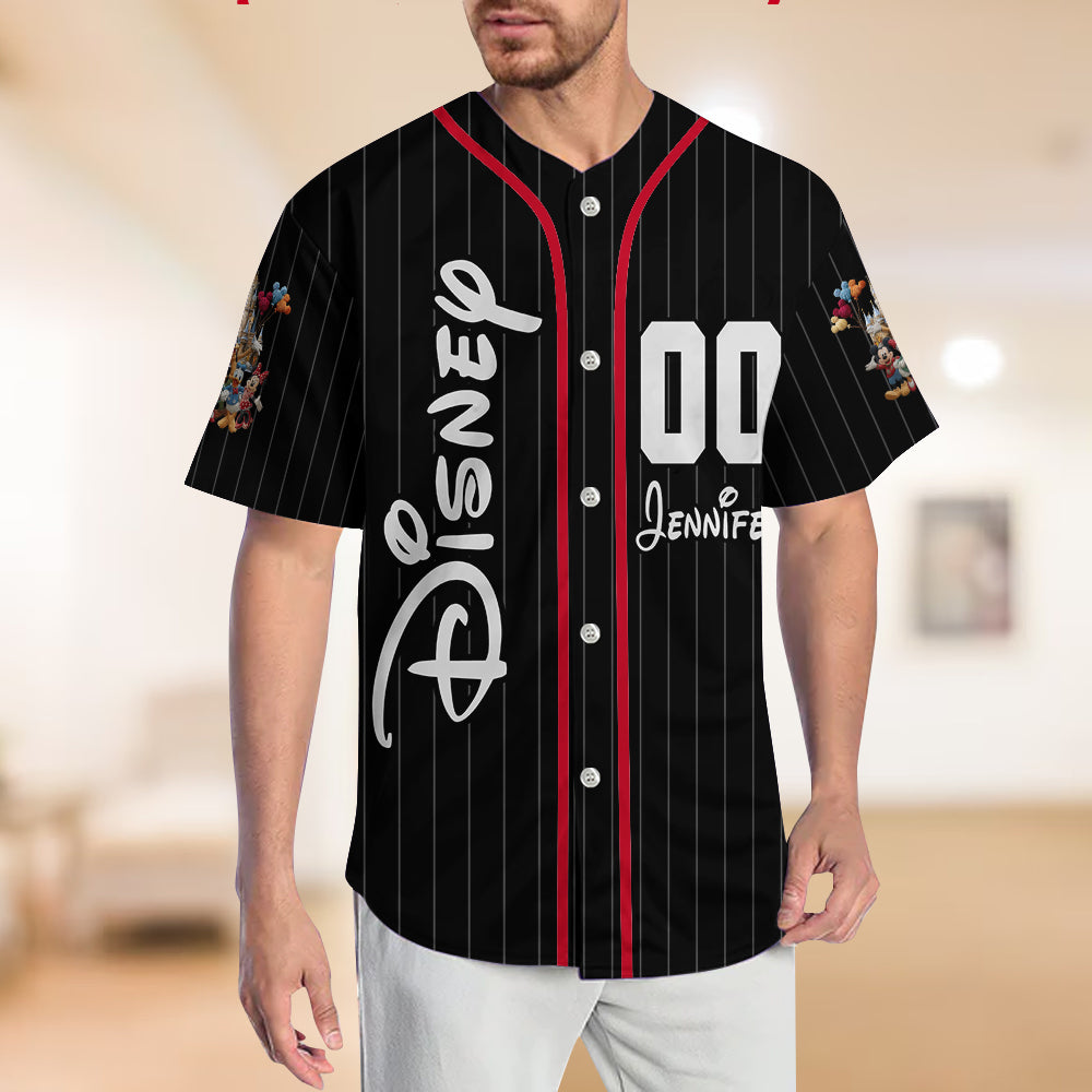 The Magical Castle - Personalized Mouse Baseball Jersey