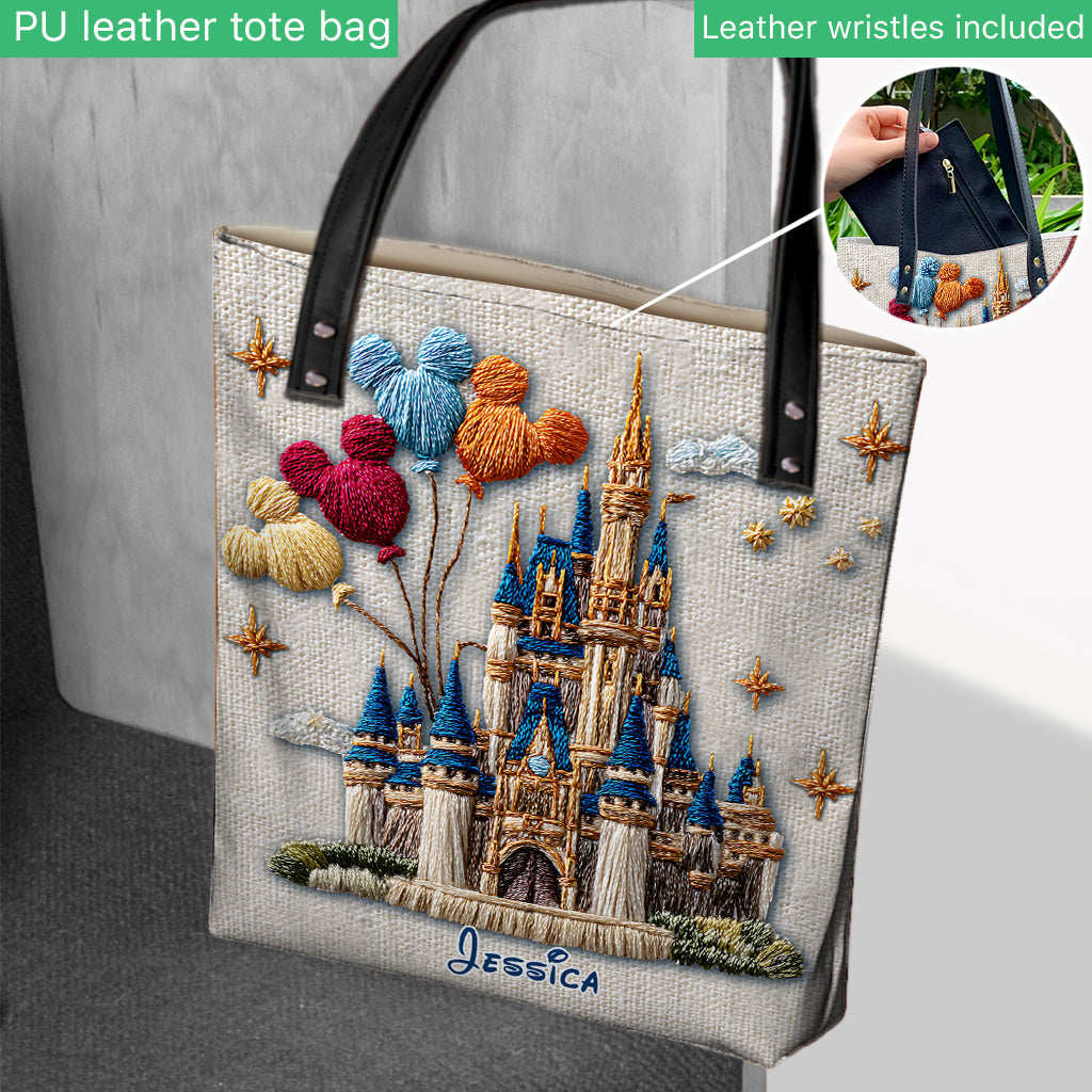 Magical Castle - Personalized Mouse Tote Bag