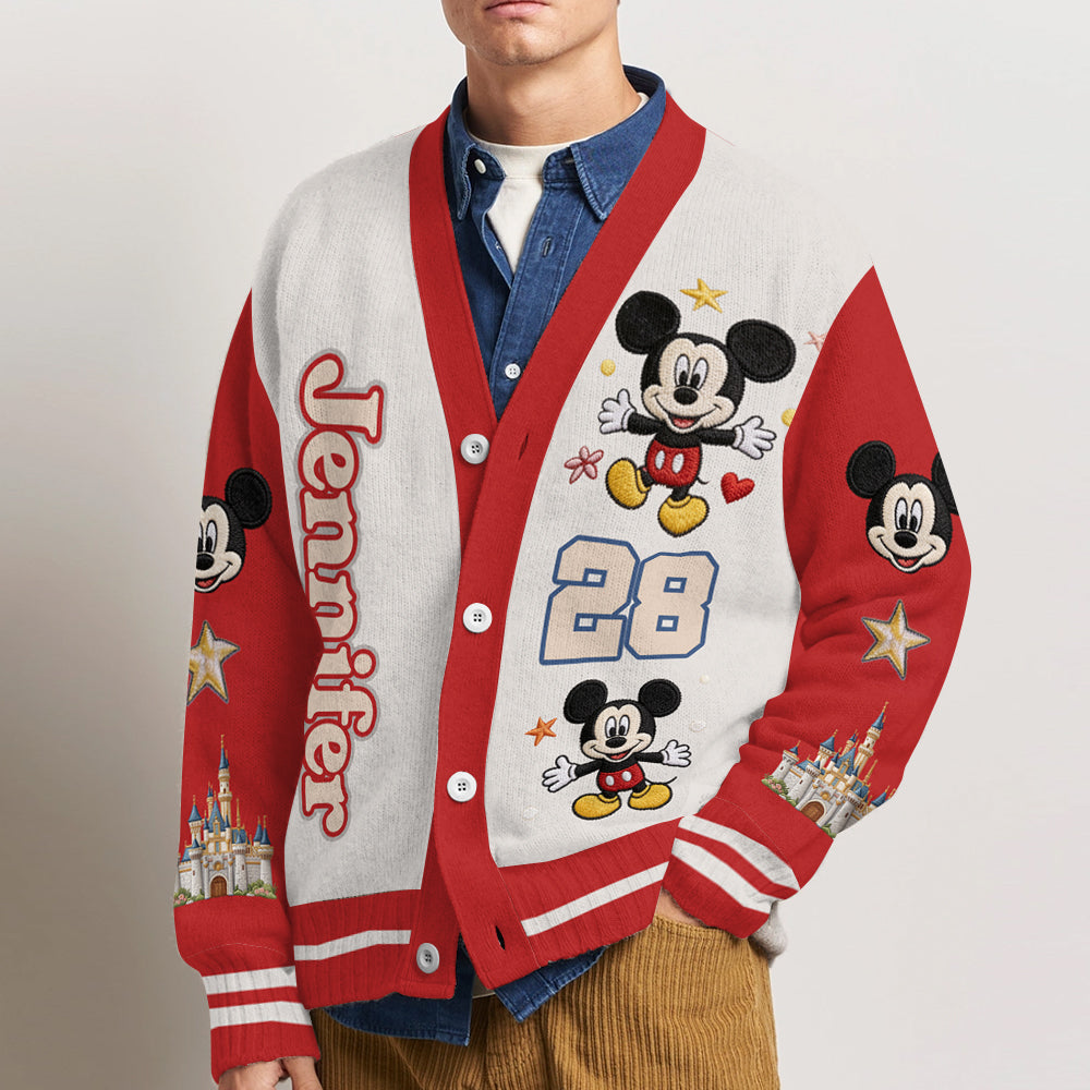 Magical Mouse - Personalized Mouse Cardigan Sweater